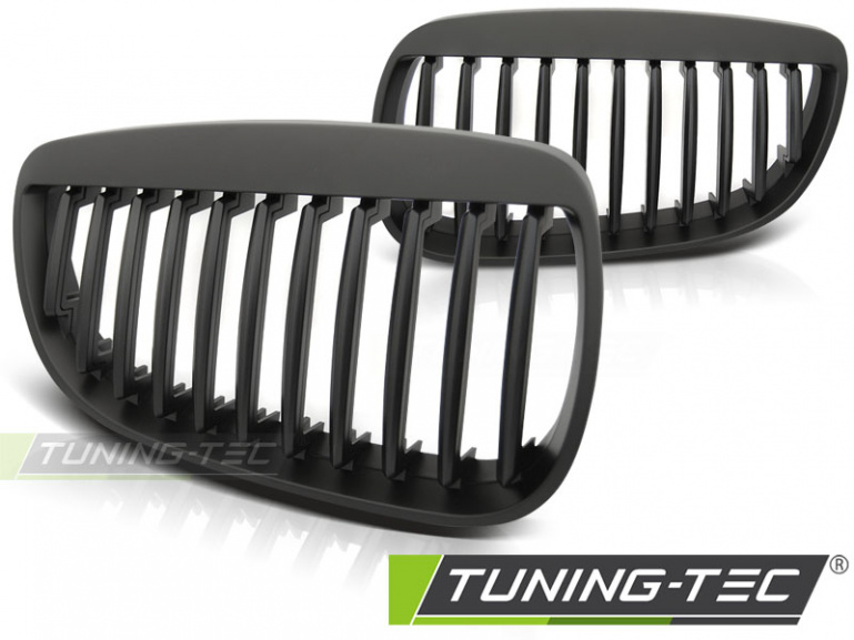 Upgrade Sportgrill Nieren für BMW 3er E92/E93 Coupe/Cabrio 07-10 matt schwarz